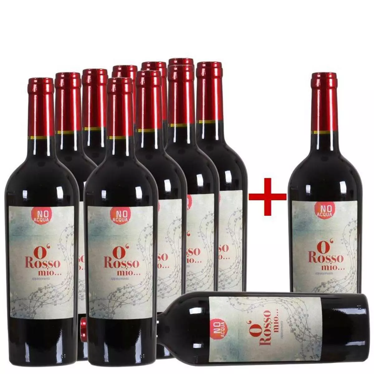 2020 O Rosso Mio - No Acqua - Syrah di Sicilia im Vorteilspaket