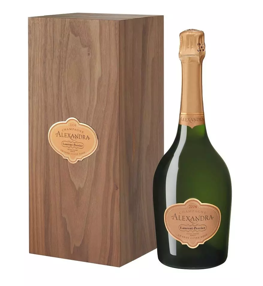 2004 Champagner Alexandra Rose Laurent Perrier in Holzkiste