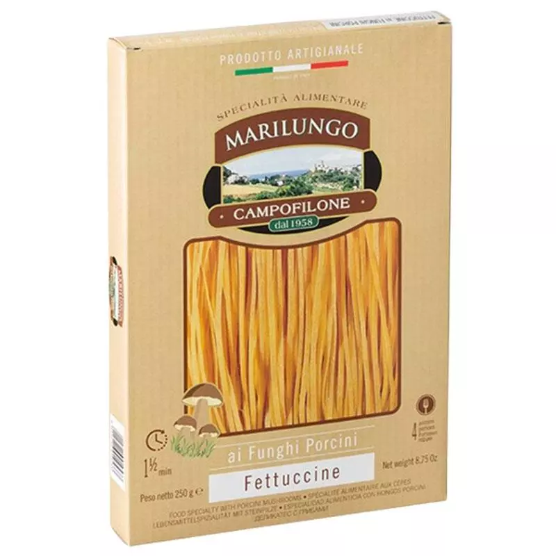 Fettuccine ai Funghi Porcini Pasta di Campofilone Marilungo 250g