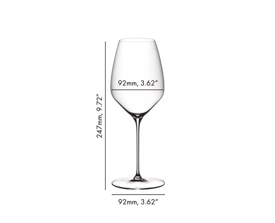 Weinglas Riedel Veloce Riesling - Champagner mit Perlpunkt