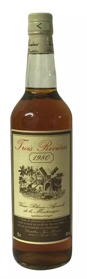 1980 Trois Rivières Vintage Rhum Vieux Agricole Millesimé