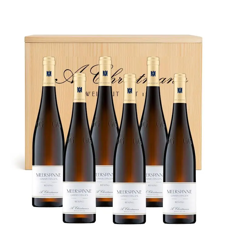 Meerspinne GG Riesling in der Holzkiste A. Christmann