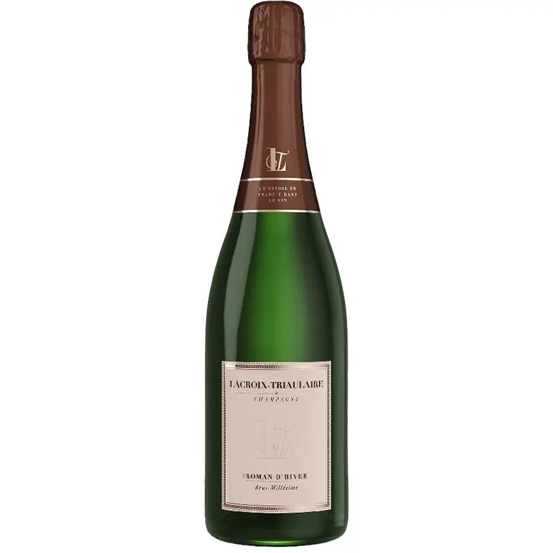 Champagner Roman D Hiver non dose Millesime Lacroix Triaulaire