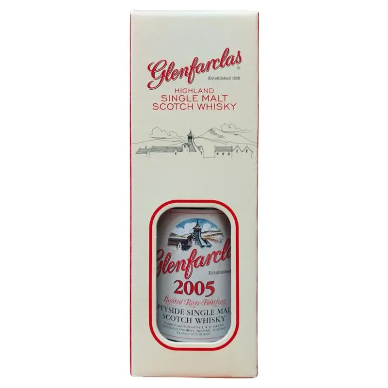 2005 Glenfarclas Ltd. Rare Bottling (110th Anniversary Flickenschild) Speyside Single Malt Scotch Whisky - Privatkeller