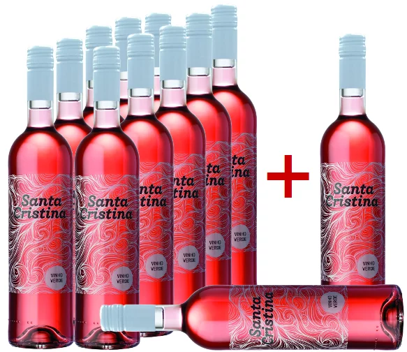 2024 Vinho Verde Rosado "Santa Cristina" im Vorteilspaket