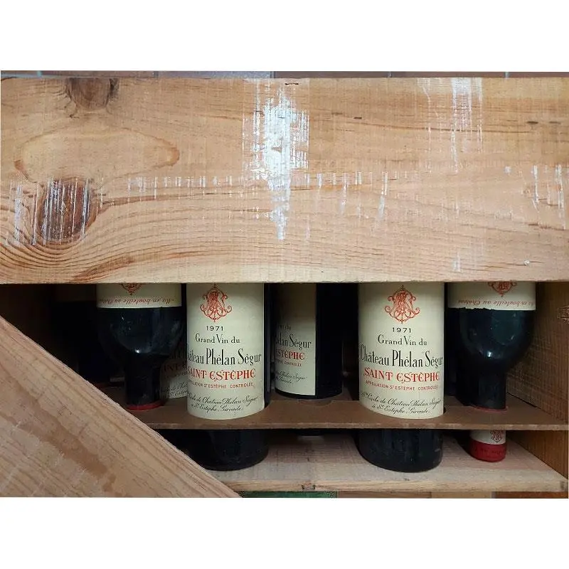 1971 Chateau Phelan Segur Saint Estephe Bordeaux Holzkiste