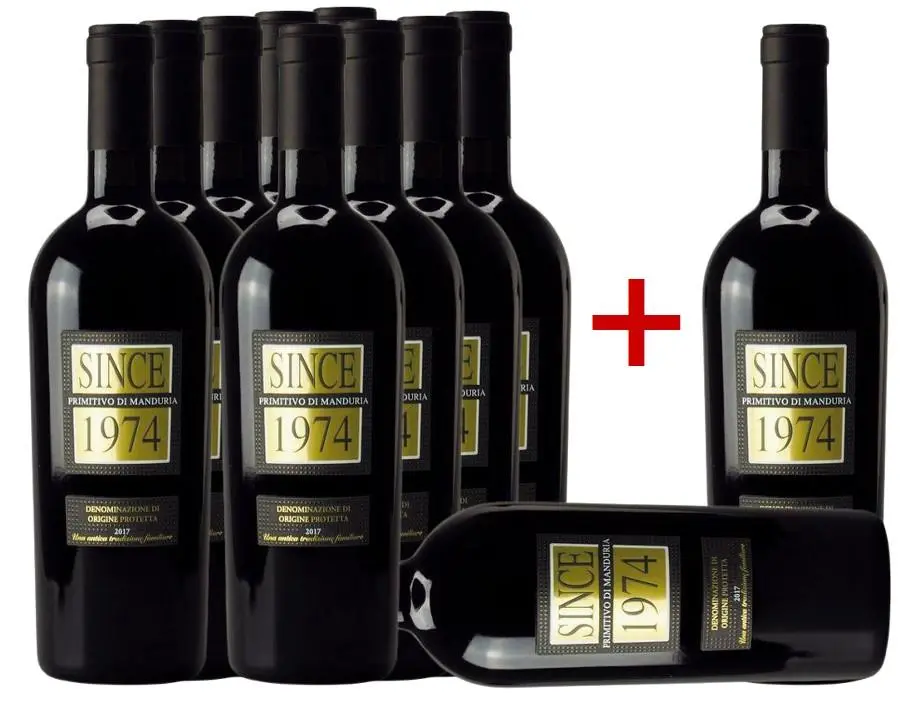 2023 Since 1974 Primitivo di Manduria im Vorteilspaket