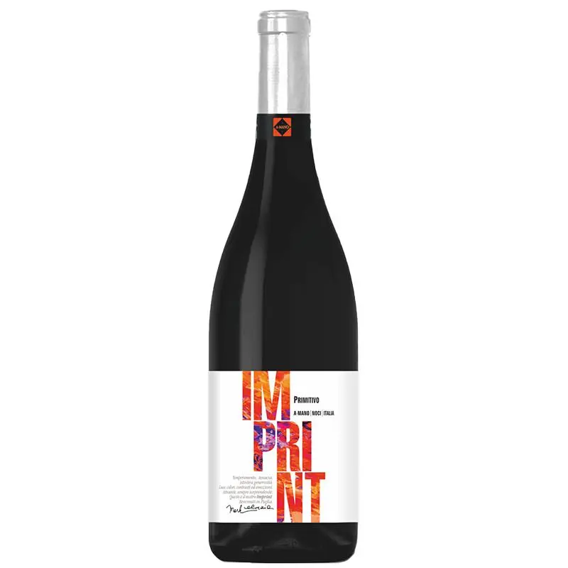 Imprint of Mark Shannon Primitivo Appassito A Mano Puglia