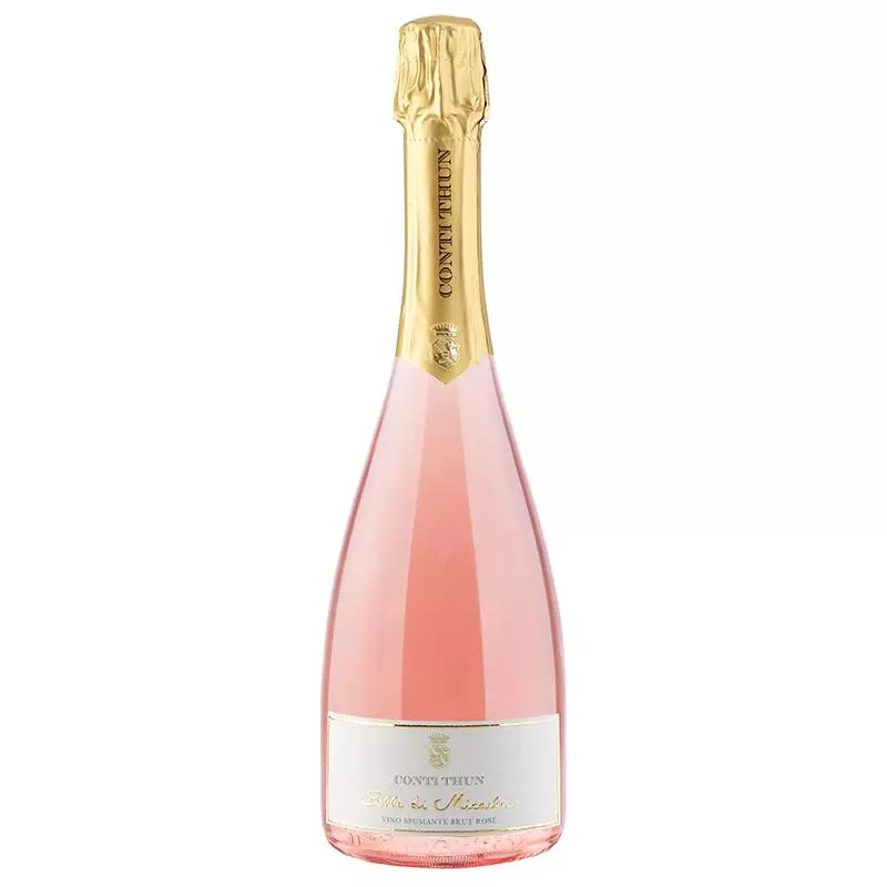 Bolle di Micaela Spumante Brut Rose Conti Thun Lombardei Gardasee