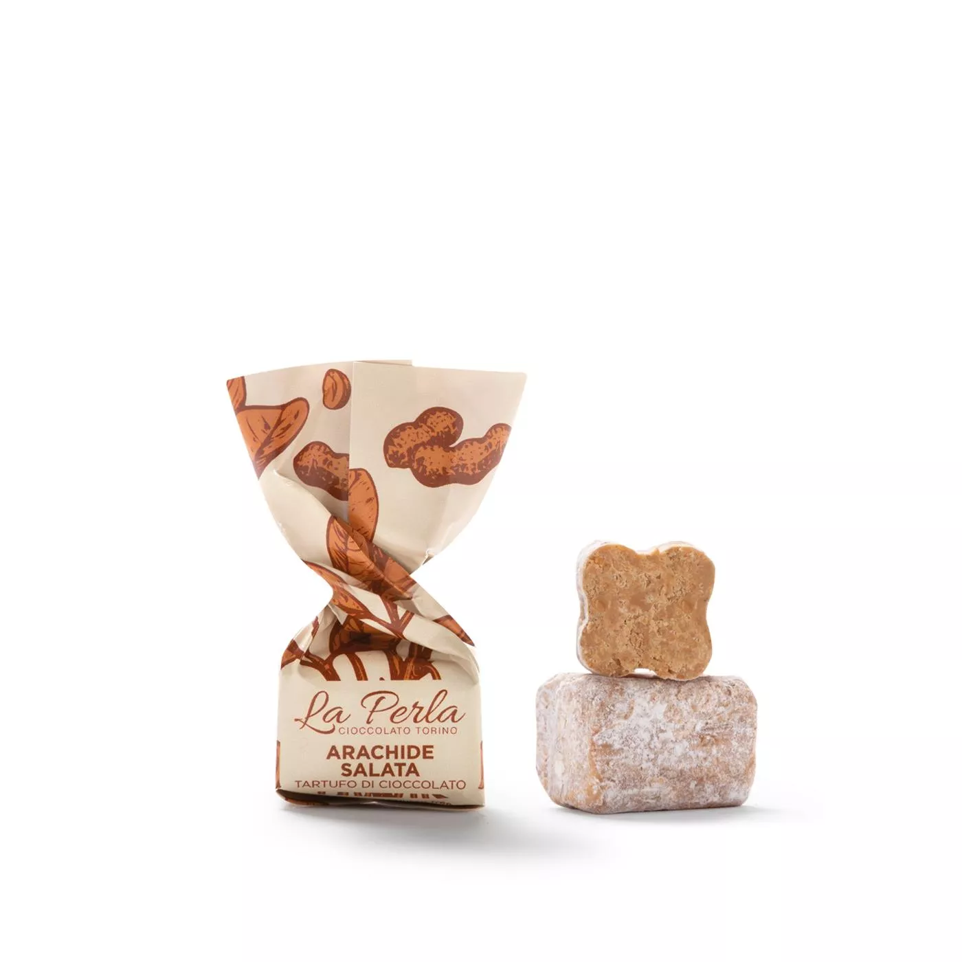 La Perla Tartufo Salted Peanuts einzeln verpackt
