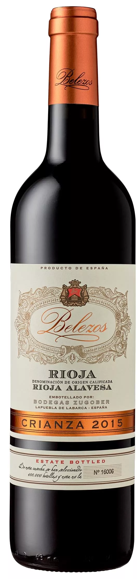 2016 Rioja Belezos Crianza DOCa