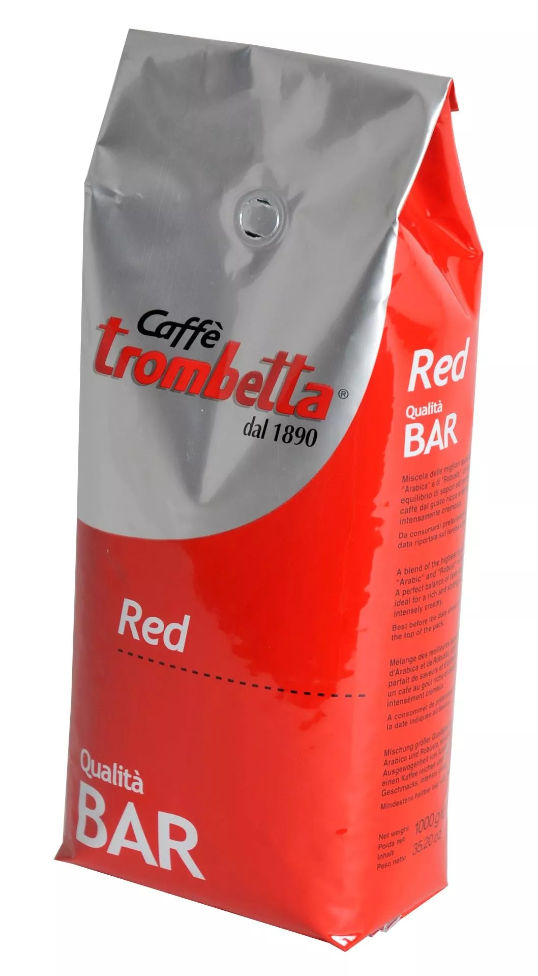 Trombetta "Red Bar" 1 kg Espressobohnen