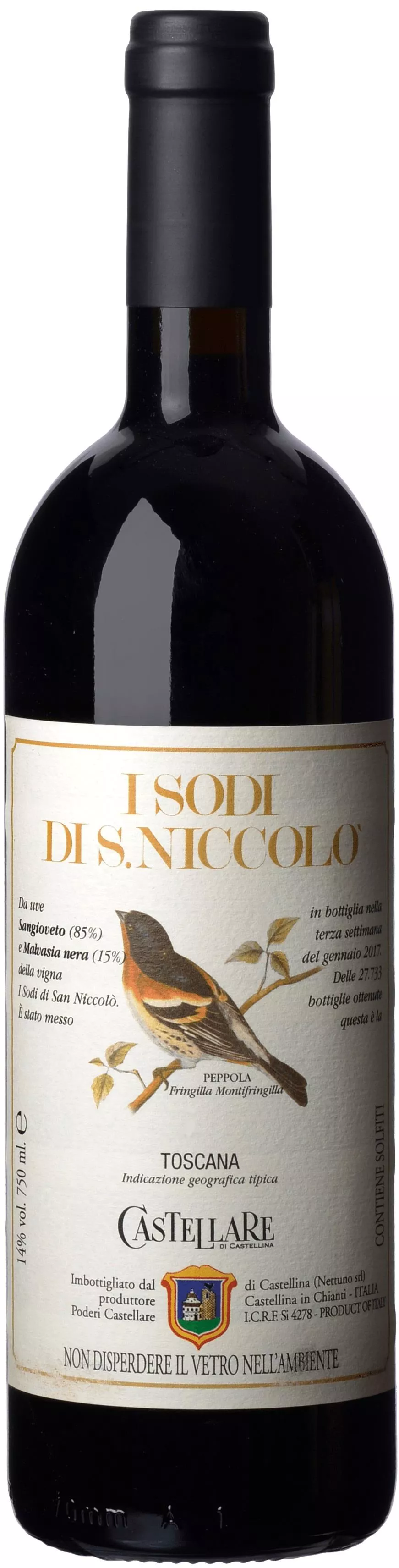  2017 Toscana I Sodi di San Niccolo IGT