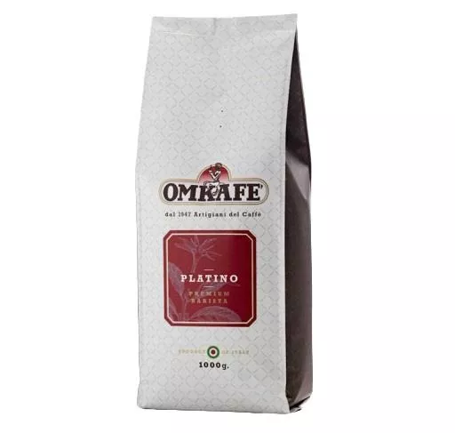 Espresso Omkafè Platino 1 kg ganze Bohnen